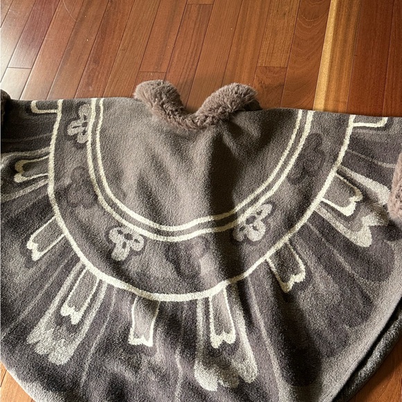 Boho Cape Coat Faux Fur - Vintage - Picture 11 of 13